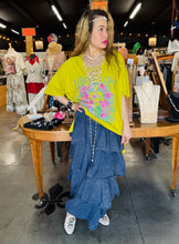 Load image into Gallery viewer, Linen Ruffle Tier Skirt