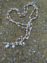 Load image into Gallery viewer, HC - Lariat Love Never End White Necklaces 75"