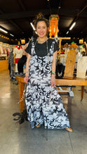 Load image into Gallery viewer, White Camo Linen Jumpsuit