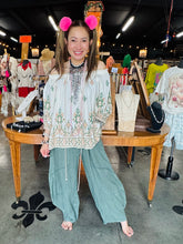 Load image into Gallery viewer, Karamel Collection - Linen Balloon Pant - Sage Green