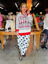 Load image into Gallery viewer, HCB - Nutcracker Zip-Up Knit Cardigan Sweater