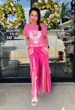 Load image into Gallery viewer, J. Her - Mineral Wash Striped Detail Flare Pants