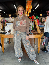 Load image into Gallery viewer, J.nna - The "Howdy" Multi-Pattern Graphic Sweatshirt