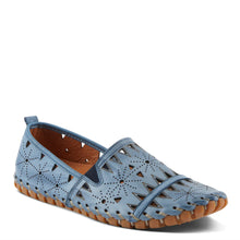 Load image into Gallery viewer, SPRING STEP FUSARO BLUE LEATHER LOAFER SHOE