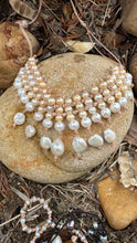 Load image into Gallery viewer, HC - Handcrafted White Collar Pearl Chocker