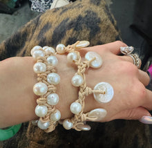 Load image into Gallery viewer, HC - Love Never End White Coin Pearls Bracelets