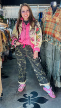 Load image into Gallery viewer, BiBi - Braided Waist Belt Camouflage jeans