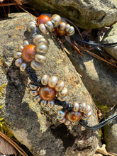 Load image into Gallery viewer, HC - Sunflower Gold Pearl Chocker