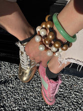 Load image into Gallery viewer, HC - Love Never End White Pearl Bracelet 14mm