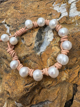 Load image into Gallery viewer, HC - His Love Never Ending White Pearls Bracelet