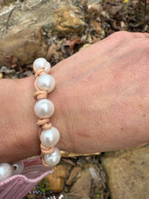 Load image into Gallery viewer, HC - His Love Never Ending White Pearls Bracelet