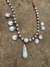 Load image into Gallery viewer, HC - Double Big Ball Charming White Pearls Necklace
