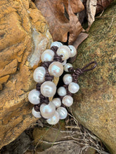 Load image into Gallery viewer, HC - Double Strand Angel Love White Pearls Bracelet