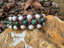 Load image into Gallery viewer, HC - Jade White Pearls Bracelet