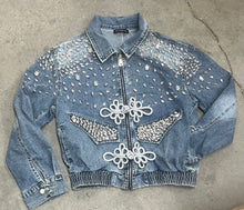 Load image into Gallery viewer, HCB - RHINESTONE DENIM JACKET