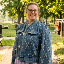 Load image into Gallery viewer, HCB - BLING DENIM JACKET
