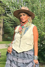 Load image into Gallery viewer, Jaded Gypsy - Mesmerized Vest - Parchment Corduroy
