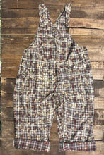 Load image into Gallery viewer, Jaded Gypsy - Endless Journey Overalls - Charcoal Plaid