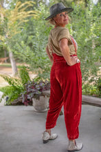 Load image into Gallery viewer, Jaded Gypsy - All the Things Trouser - Ruby Velvet