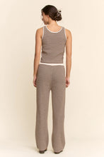 Load image into Gallery viewer, Davi & Dani - Striped Knit Lounge Set ( Navy or Mocha )