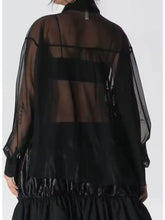 Load image into Gallery viewer, HC - Semi Sheer Bow Blouse