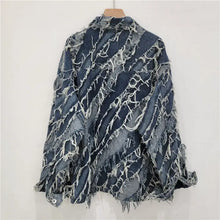 Load image into Gallery viewer, Retro Raw Edge Denim Jacket – Autumn Street Style