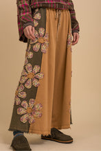 Load image into Gallery viewer, Bluevelvet - ELASTIC WAIST BAND WITH STRING FLOWER PATCH WORK PANTS