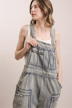 Load image into Gallery viewer, Bluevelvet - OVERSIZED ADJUSTABLE STRAP OVERALLS