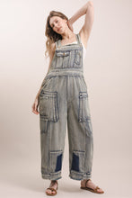 Load image into Gallery viewer, Bluevelvet - OVERSIZED ADJUSTABLE STRAP OVERALLS