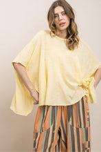 Load image into Gallery viewer, Bluevelvet - Short Sleeve Oversize Top