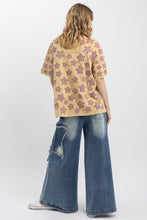Load image into Gallery viewer, Bluevelvet - Star Patch Round Neck T-Shirt - Taupe