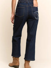 Load image into Gallery viewer, Davi & Dani - Denim Straight Fit Slightly Stretch Pants