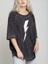 Load image into Gallery viewer, Recycled Karma - AC/DC Fan Tee - Burnout Black