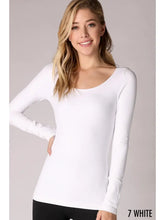 Load image into Gallery viewer, NIKIBIKI - Long Sleeve Scoop Neck Top
