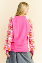 Load image into Gallery viewer, Davi & Dani - Knit Crochet Detailed Long Sleeve Sweater