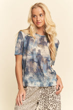 Load image into Gallery viewer, Davi & Dani - Short Sleeve Cover Up Mesh Top Lightweight