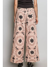 Load image into Gallery viewer, Pol - Elasticized Back Waistband Geometric Star Pant Pink