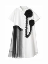 Load image into Gallery viewer, HC - Artful Tulle Shirt Dress