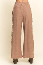 Load image into Gallery viewer, Davi & Dani - Milli Mix Matched Flower Patch Sweatpants - Mocha