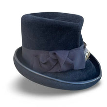 Load image into Gallery viewer, HC - El Diablo - Twisted Top Hat Black
