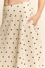 Load image into Gallery viewer, J.nna - A Line Classic Dot Midi Skirt