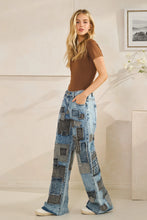 Load image into Gallery viewer, Oli & Hali - MULTI SQUARE PATCHES STRAIGHT JEANS