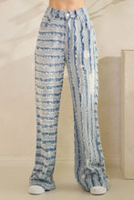 Load image into Gallery viewer, Oli & Hali - FRAYED PANELLED WIDE LEG JEANS