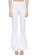 Load image into Gallery viewer, Cello High Rise White Super Flare