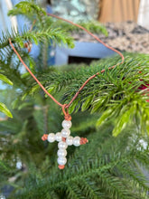 Load image into Gallery viewer, Always With You Cross Pearl Necklace