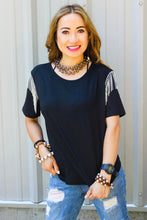 Load image into Gallery viewer, Fab and Festive Rhinestone Tee
