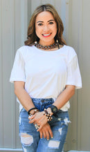 Load image into Gallery viewer, Fab and Festive Rhinestone Tee