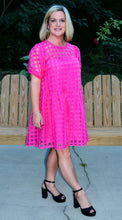 Load image into Gallery viewer, Treat Yourself Plaid Organza Dress