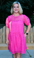 Load image into Gallery viewer, Treat Yourself Plaid Organza Dress