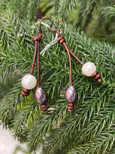 Load image into Gallery viewer, Double Drop Angel Pearl Earrings